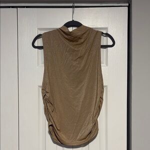 Old Navy Shimmering Tan Muscle Tee